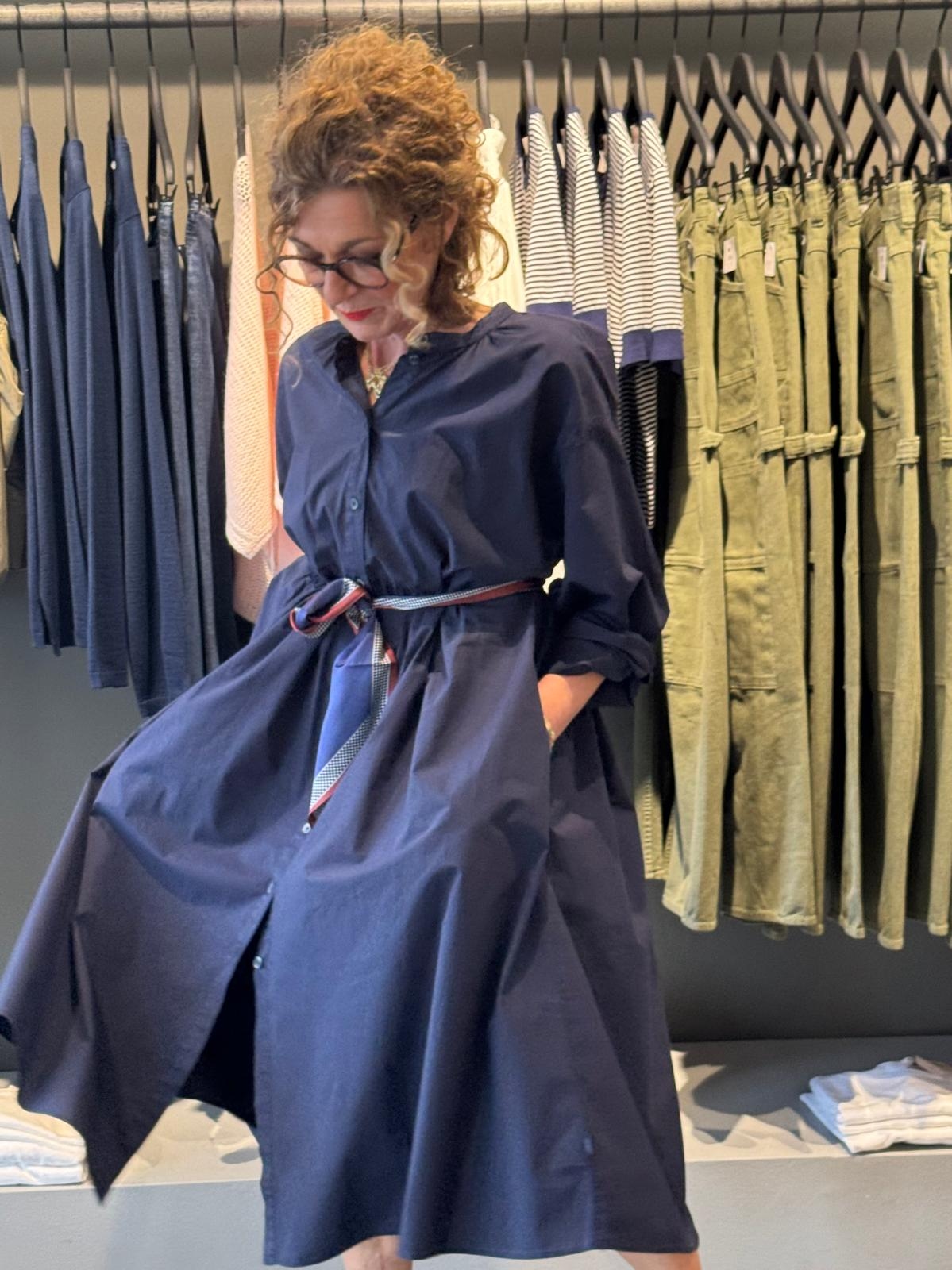 Christiane Zielke in Kleid